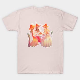 Three fairy witches drinking tea T-Shirt